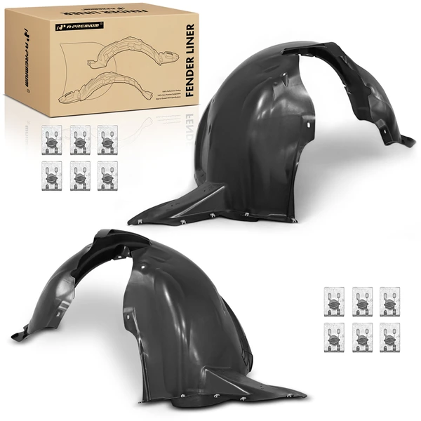 A-Premium APIF045 Fender Liner Front Driver & Passenger