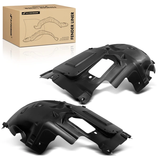 A-Premium APIF055 Fender Liner Front Driver & Passenger