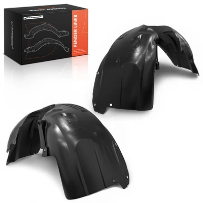 2 Pcs Front Inner Fender Liners Splash Shield Dustproof HDPE