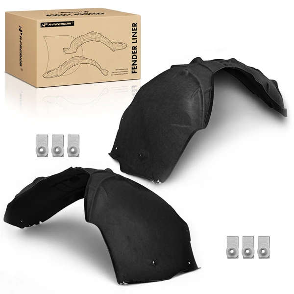 2 Pcs Front Durable PET Inner Fender Liners for 2021-2024 Chevrolet Tahoe