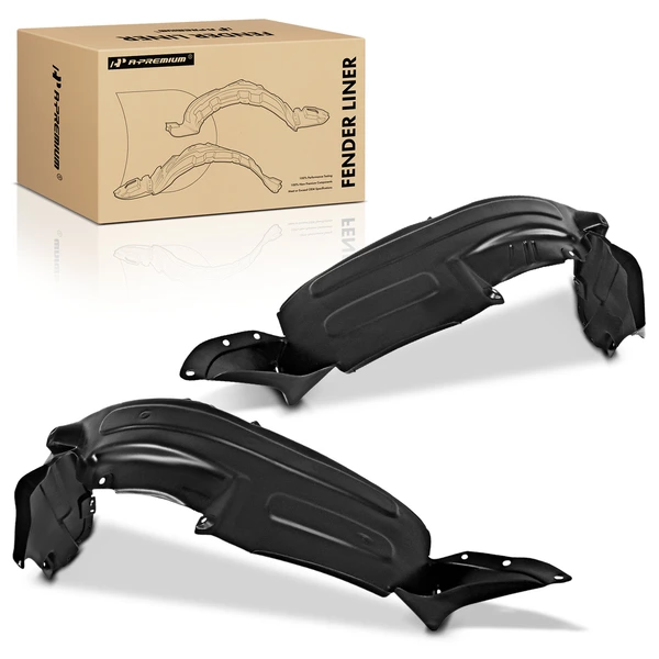 A-Premium APIF063 Fender Liner Front Driver & Passenger