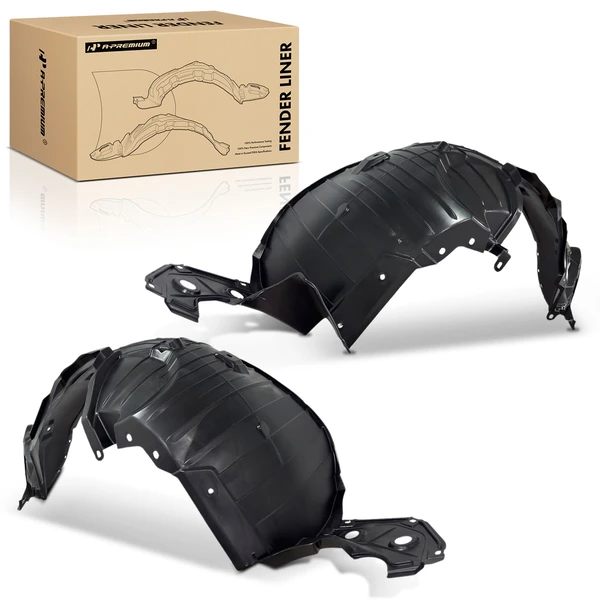 A-Premium APIF067 Fender Liner Front Driver & Passenger