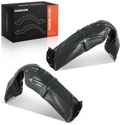 2 Pcs Front Inner Fender Liners Waterproof Dustproof HDPE