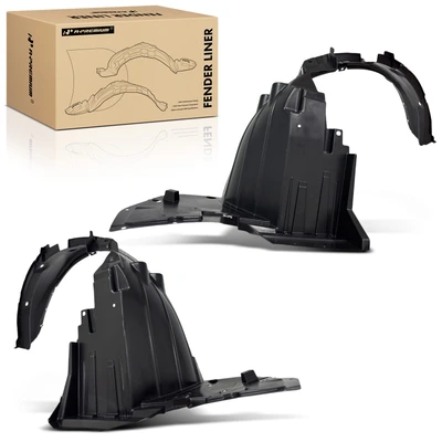 2 Pcs Front PP Inner Fender Liners Splash Guard Shield