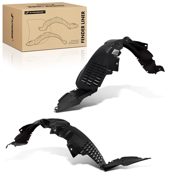A-Premium APIF082 Fender Liner Front Driver & Passenger