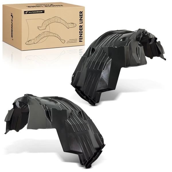 2 Pcs Front PE Inner Fender Liners Splash Guard Shield for 2005-2015 Nissan Xterra