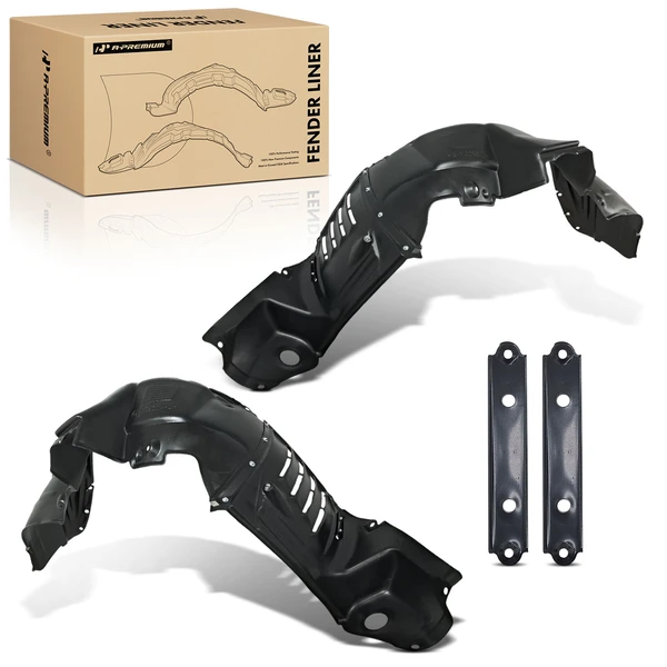 A-Premium APIF087 Fender Liner Front Driver & Passenger