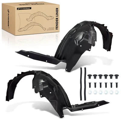2 Pcs Front Inner Fender Liners Splash Shield Dustproof