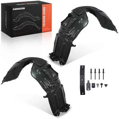 2 Pcs Front Inner Fender Liners with Insulation Foam