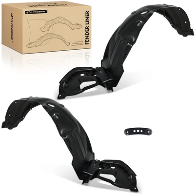 2 Pcs Front Inner Fender Liners Thermoforming HDPE