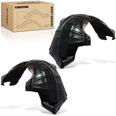 2 Pcs Front Inner Fender Liner Splash Shield Dustproof HDPE