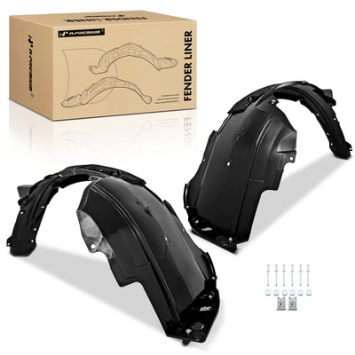 2 Pcs Front Inner Fender Liners with Insulation Foam