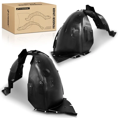 2 Pcs Front Inner Fender Liners with Insulation Foam