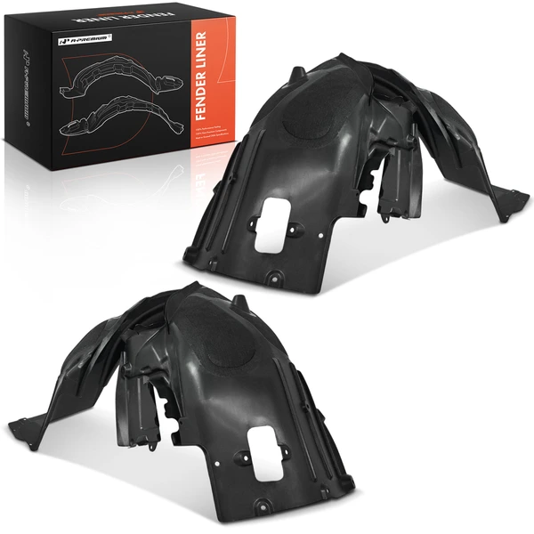 A-Premium APIF112 Fender Liner Front Driver & Passenger