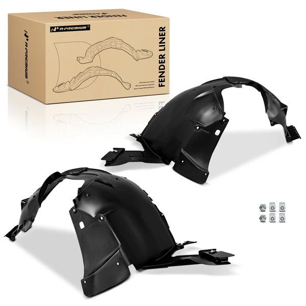 2 Pcs Front Inner Fender Liners with Insulation Foam for 2017-2022 Chevrolet Trax