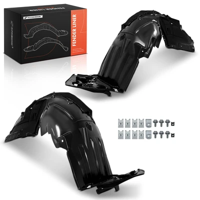 2 Pcs Front Inner Fender Liner with Insulation Foam