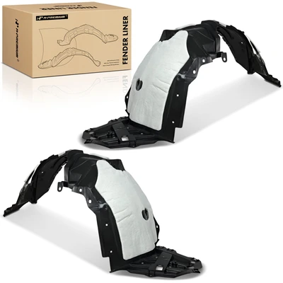 2 Pcs Front Inner Fender Liners with Insulation Foam