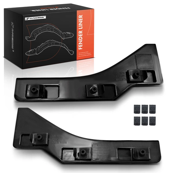 2 Pcs Front PP Inner Fender Liners for 2019-2022 Toyota Prius AWD-e