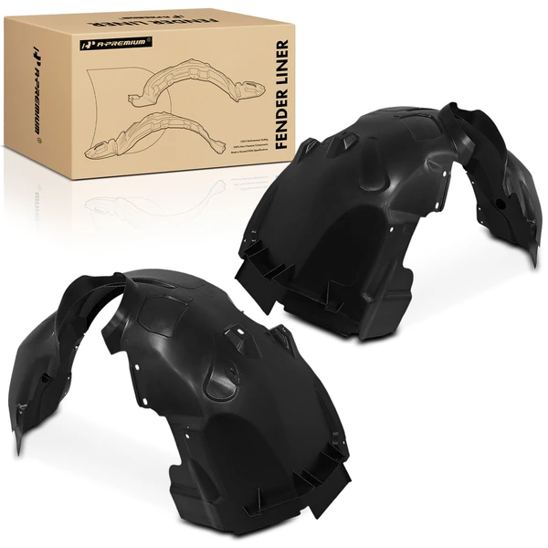 2 Pcs Front Inner Fender Liners Splash Shield for 2014-2018 Ford Transit Connect