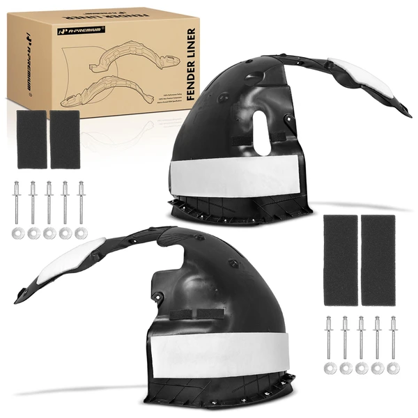 A-Premium APIF126 Fender Liner Front Driver & Passenger