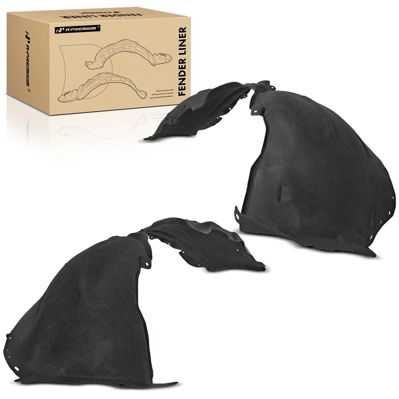 2 Pcs Front Inner Fender Liners Splash Guard Shield for 2021-2024 Ford Bronco Sport
