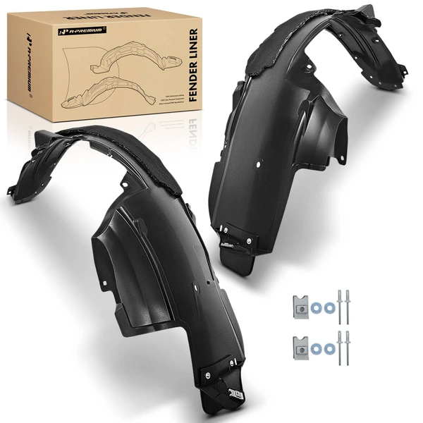 A-Premium APIF134 Fender Liner Front Driver & Passenger