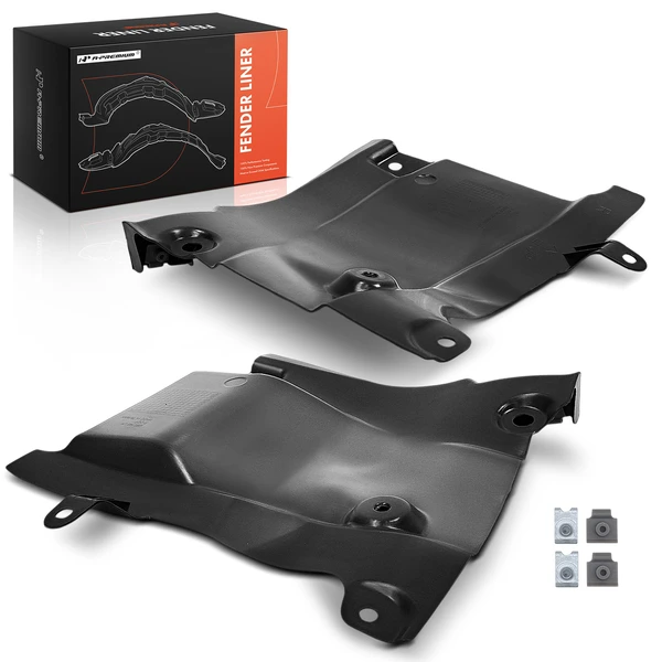 2 Pcs Front Dustproof PP Inner Fender Liners Splash Shield for 2019-2024 Mazda 3