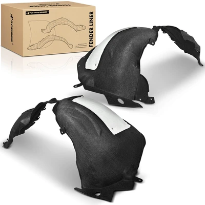 2 Pcs Front Inner Fender Liner with Insulation Foam