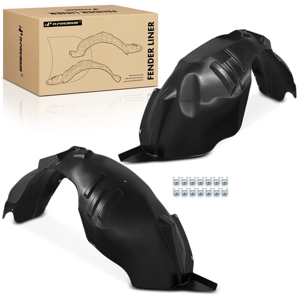 A-Premium APIF136 Fender Liner Front Driver & Passenger
