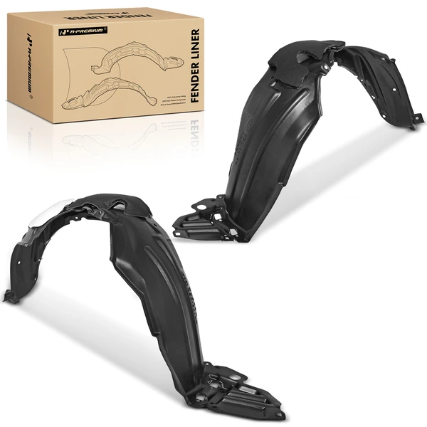 A-Premium APIF142 Fender Liner Front Driver & Passenger