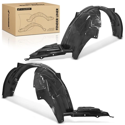 2 Pcs Front Inner Fender Liners with Insulation Foam