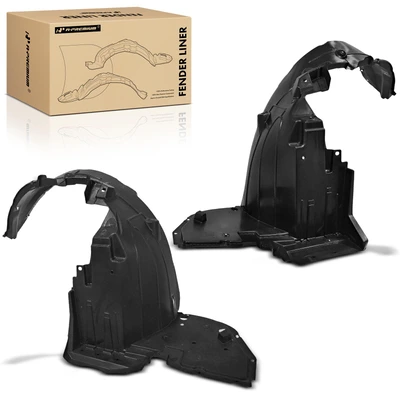 2 Pcs Front PP Inner Fender Liners Splash Guard Shield