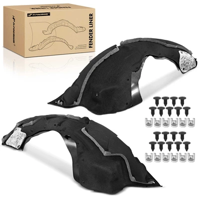 2 Pcs Front Inner Fender Liners with insulation foam