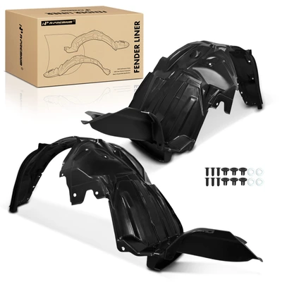 2 Pcs Front Inner Fender Liners with Insulation Foam
