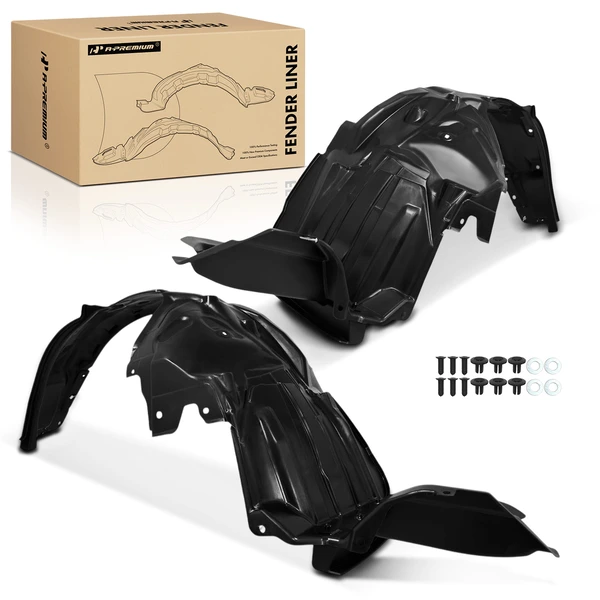 A-Premium APIF149 Fender Liner Front Driver & Passenger