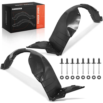 2 Pcs Front Inner Fender Liners with Insulation Foam