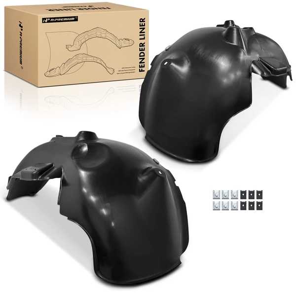 2 Pcs Front Inner Fender Liners for 2002-2008 Dodge Ram 1500