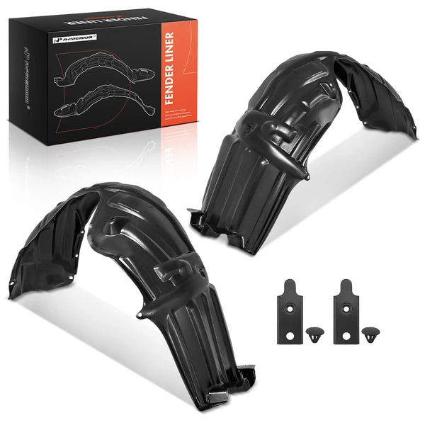 A-Premium APIF154 Fender Liner Front Driver & Passenger
