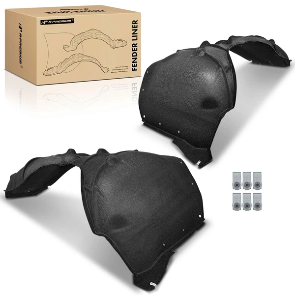 2 Pcs Front Inner Fender Liners for 2021-2024 GMC Yukon XL