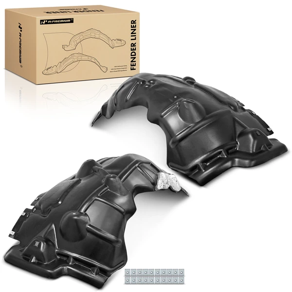 2 Pcs Front Inner Fender Liners PE for 2019-2024 Ram 1500