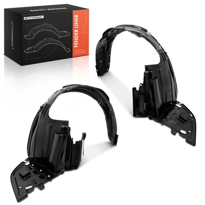 2 Pcs Front PP Inner Fender Liners Splash Guard Shield