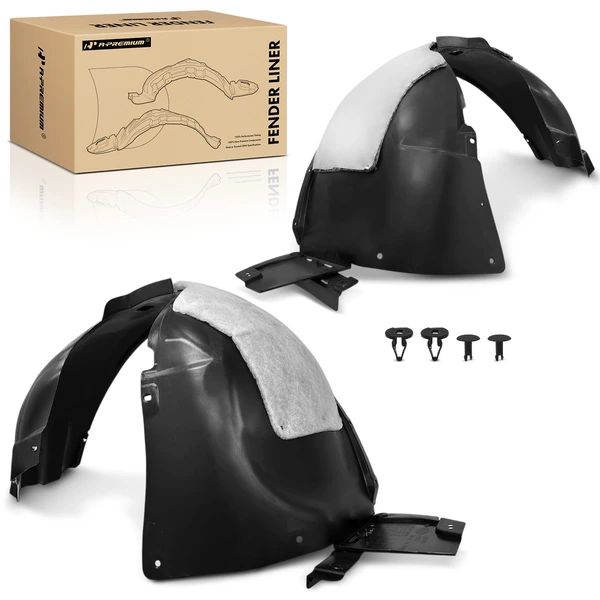 2 Pcs Front Inner Fender Liners with Insulation Foam for 2011-2015 Chevrolet Cruze