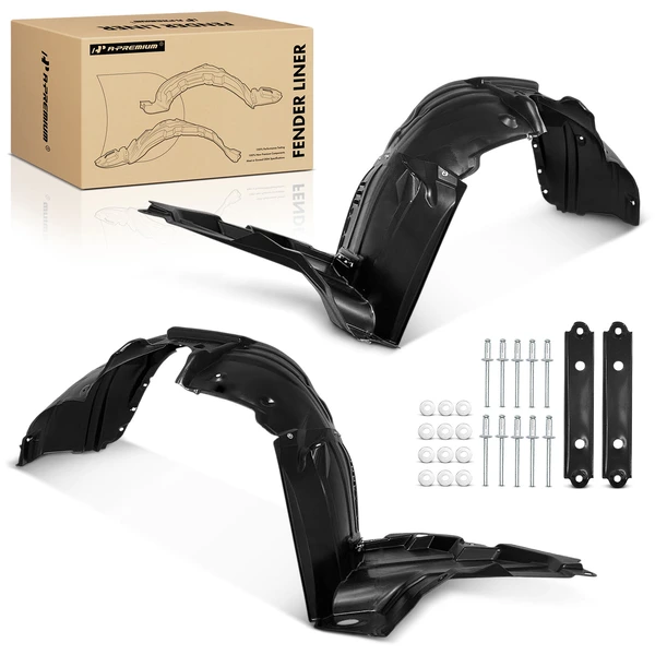 A-Premium APIF180 Fender Liner Front Driver & Passenger