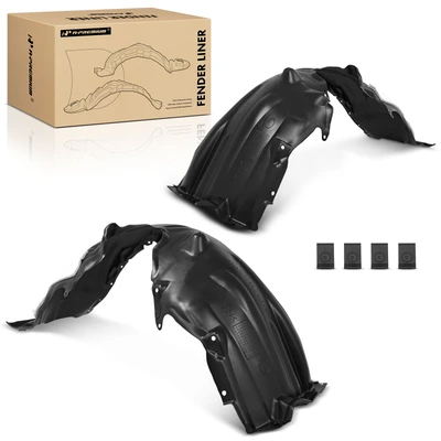 2 Pcs Front Inner Fender Liners with Insulation Foam