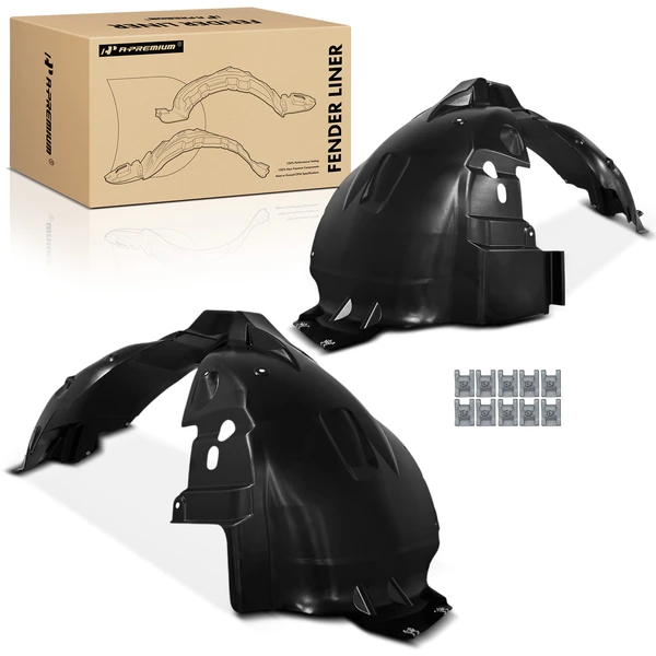 2 Pcs Front Inner Fender Liners Splash Shield for 2007-2010 Ford Edge