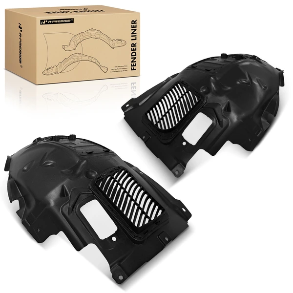A-Premium APIF191 Fender Liner Front Driver & Passenger