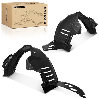 2 Pcs Front Inner Fender Liners with Insulation Foam