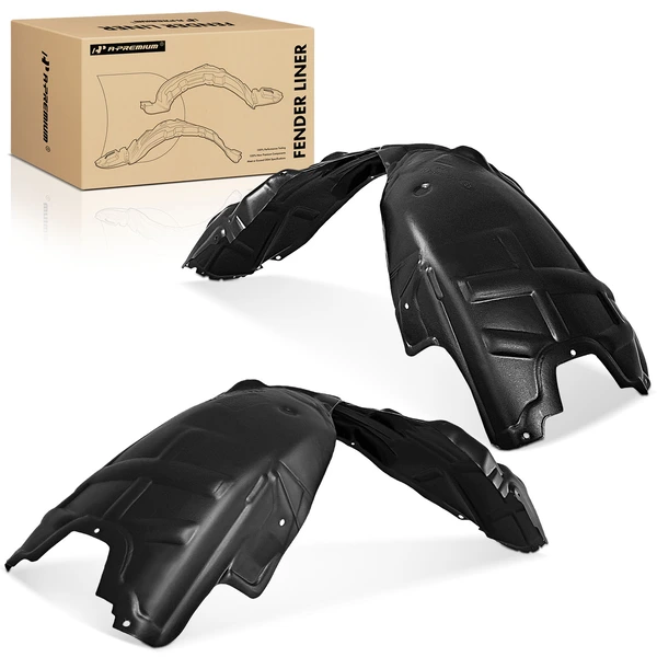 A-Premium APIF200 Fender Liner Front Driver & Passenger