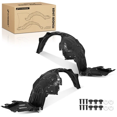 2 Pcs Front Inner Fender Liners Splash Shield Durable