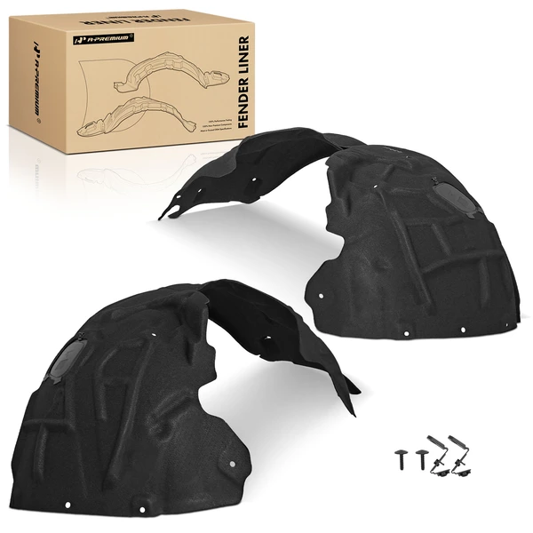 A-Premium APIF206 Fender Liner Front Driver & Passenger